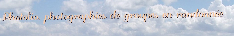 Photolio, photographies de groupes en randonnée