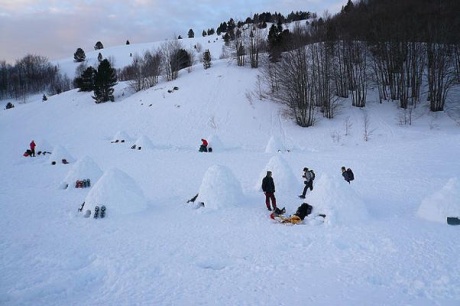 rando raquette igloos
